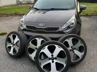 Gebraucht Kia Rio 90 PS (66 kW) 2012 Braun Limousine