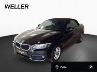 Gebraucht BMW 218 Advantage 136 PS (100 kW) 2018 Schwarz (schwarz) Cabrio