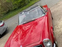 Gebraucht Mercedes 230 150 PS (110 kW) 1965 Rot Cabrio
