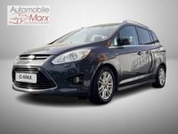 Gebraucht Ford Grand C-Max Titanium 125 PS (91 kW) 2012 Midnight skygrau metallic Van / Kleinbus