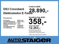 gebraucht DS Automobiles DS3 Crossback E-Tense Crossback Elektromotor E-Tense Performance Line +