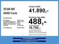 Gebraucht Volvo XC60 Core 250 PS (183 kW) 2024 Onyx black (metallic) SUV