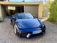Gebraucht Porsche 718 Spyder 420 PS (308 kW) 2022 Blau Cabrio
