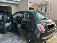 Gebraucht Fiat 500 Lounge 69 PS (50 kW) 2011 Schwarz Kleinwagen