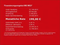 Neu MG MG3 Luxury 194 PS (142 kW) 2026 Como blue Kleinwagen