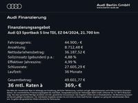 Gebraucht Audi Q3 S-Line 200 PS (147 kW) 2024 Mythosschwarz metallic SUV
