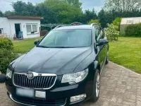 Gebraucht Skoda Superb 200 PS (147 kW) 2010 Schwarz Kombi