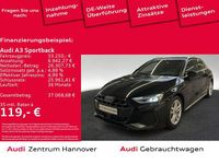 Gebraucht Audi A3 S-Line 150 PS (110 kW) 2024 0e mythosschwarz metallic Limousine