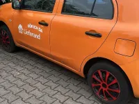 Gebraucht Nissan Micra 98 PS (72 kW) 2012 Rot Kleinwagen