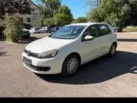 Gebraucht VW Golf VI Trendline 80 PS (58 kW) 2009 Weiß Limousine