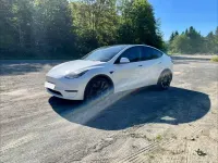Gebraucht Tesla Model Y Performance 392 kW (534 PS) 2022 Weiß SUV