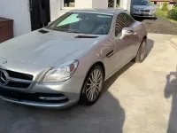Gebraucht Mercedes SLK200 184 PS (135 kW) 2012 Silber Cabrio