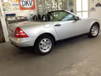 Gebraucht Mercedes SLK200 136 PS (100 kW) 1999 Silber Cabrio