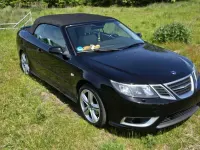 Gebraucht Saab 9-3 Cabriolet Vector 150 PS (110 kW) 2009 Schwarz Cabrio