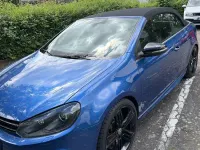 Gebraucht VW Golf Cabriolet R 265 PS (194 kW) 2014 Blau Cabrio