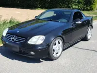 Gebraucht Mercedes SLK320 218 PS (160 kW) 2000 Schwarz Cabrio