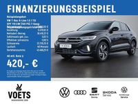 Gebraucht VW T-Roc R-line 150 PS (110 kW) 2022 Schwarz SUV