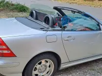 Gebraucht Mercedes SLK200 163 PS (119 kW) 2000 Silber Cabrio