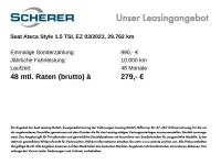 Gebraucht Seat Ateca Style 150 PS (110 kW) 2023 Bila weiß SUV