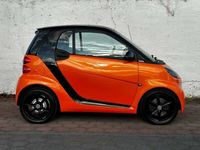 gebraucht Smart ForTwo Coupé NightOrange/Servolenkung/Panorama/Automatik/