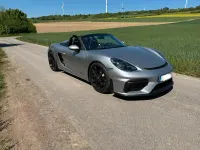 Gebraucht Porsche 718 Spyder 420 PS (308 kW) 2020 Silber Cabrio