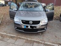 Gebraucht VW Touran Trendline 105 PS (77 kW) 2008 Schwarz Van / Kleinbus