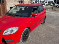 Gebraucht Skoda Fabia 60 PS (44 kW) 2007 Rot Kleinwagen