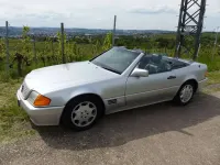 Usata Mercedes SL300 190 CV (139 kW) 1992 Argento Cabrio