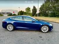 Second-hand Tesla Model S 386 kW (525 CP) 2018 Albastru Hatchback