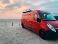 Gebraucht Opel Movano 125 PS (91 kW) 2010 Rot Van / Kleinbus