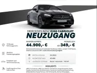 Usado Mercedes E200 AMG line 211 CV (155 kW) 2023 Negro Descapotable