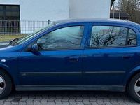 Gebraucht Opel Astra 105 PS (77 kW) 2003 Blau Kleinwagen