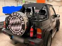 Gebraucht Suzuki Vitara 82 PS (60 kW) 1991 Schwarz Cabrio
