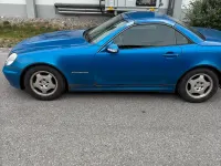 Gebraucht Mercedes SLK200 163 PS (119 kW) 2002 Blau Cabrio
