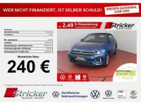 Gebraucht VW T-Roc Cabriolet R-line 150 PS (110 kW) 2025 Ravennablau metallic schwarz (metallic) Cabrio