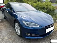 Gebraucht Tesla Model S Performance 413 kW (562 PS) 2021 Blau Kleinwagen