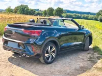 Gebraucht VW T-Roc Cabriolet R-line 150 PS (110 kW) 2022 Schwarz Cabrio