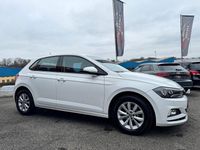 Gebraucht VW Polo Highline 90 PS (66 kW) 2019 Weiß Kleinwagen