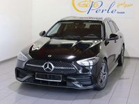 Gebraucht Mercedes C200 AMG line 163 PS (119 kW) 2023 Obsidianschwarz met. Kombi