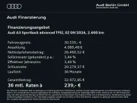 Brugt Audi A3 Advanced Plus 150 HK (110 kW) 2024 Blå Stationcar