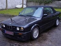 Gebraucht BMW 325 Cabriolet 170 PS (125 kW) 1991 Schwarz metallic Cabrio