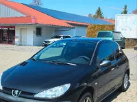 Używany Peugeot 206 75 KM (55 kW) 2007 Czarny Hatchback