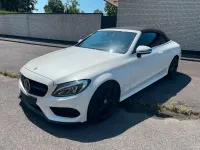 Gebraucht Mercedes C220 AMG line 170 PS (125 kW) 2017 Weiß Cabrio