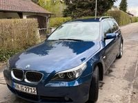 Second-hand BMW 525 218 CP (160 kW) 2007 Albastru Break