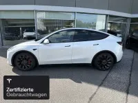 Gebraucht Tesla Model Y Performance 392 kW (533 PS) 2022 Weiß SUV