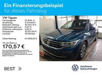 Gebraucht VW Tiguan Active 131 PS (96 kW) 2022 Nightshade blue metallic (metallic) SUV