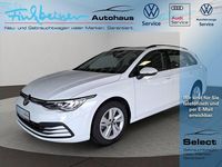 Gebraucht VW Golf VIII Life 116 PS (85 kW) 2022 Pure white (weiß), uni Kombi