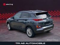 gebraucht Hyundai Kona YES! Plus T-GDi Sonderedition (Farbappl. RED) Navigation Rückfahrkamera Einparkhilfe vorne und hinten