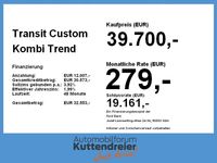Neu Ford Transit Custom Trend 136 PS (100 kW) 2026 Frost weiß Kombi