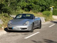 Gebraucht Porsche Boxster 220 PS (161 kW) 2002 Silber Cabrio